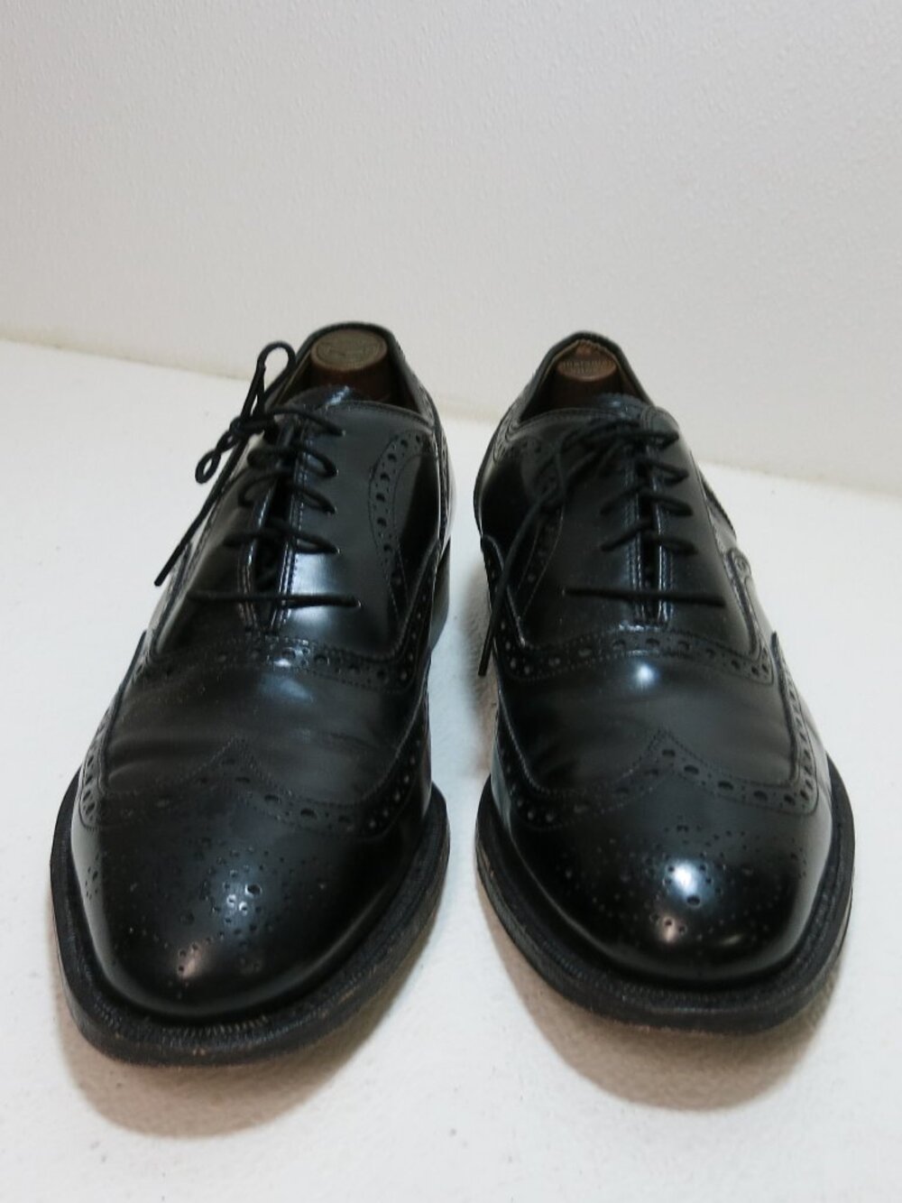 Johnston & Murphy Limited Brogue Wingtip Leather Dress Oxfords Men's Footwear 9 - Picture 5 of 7